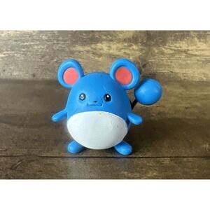 Vintage Nintendo Pokemon 2nd Generation MARILL Vintage Figure TOMY Collectible